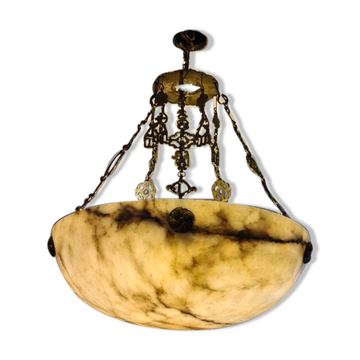 Marble basin suspension