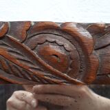 Wood mirror carved art deco 1930