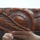 Wood mirror carved art deco 1930