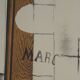 Georges braque: marc's bottle - color stencil