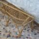 Vintage rattan bench 1960