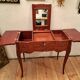 Louis XV style dressing table in marquetry