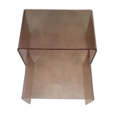 Pull out tables in plexiglas
