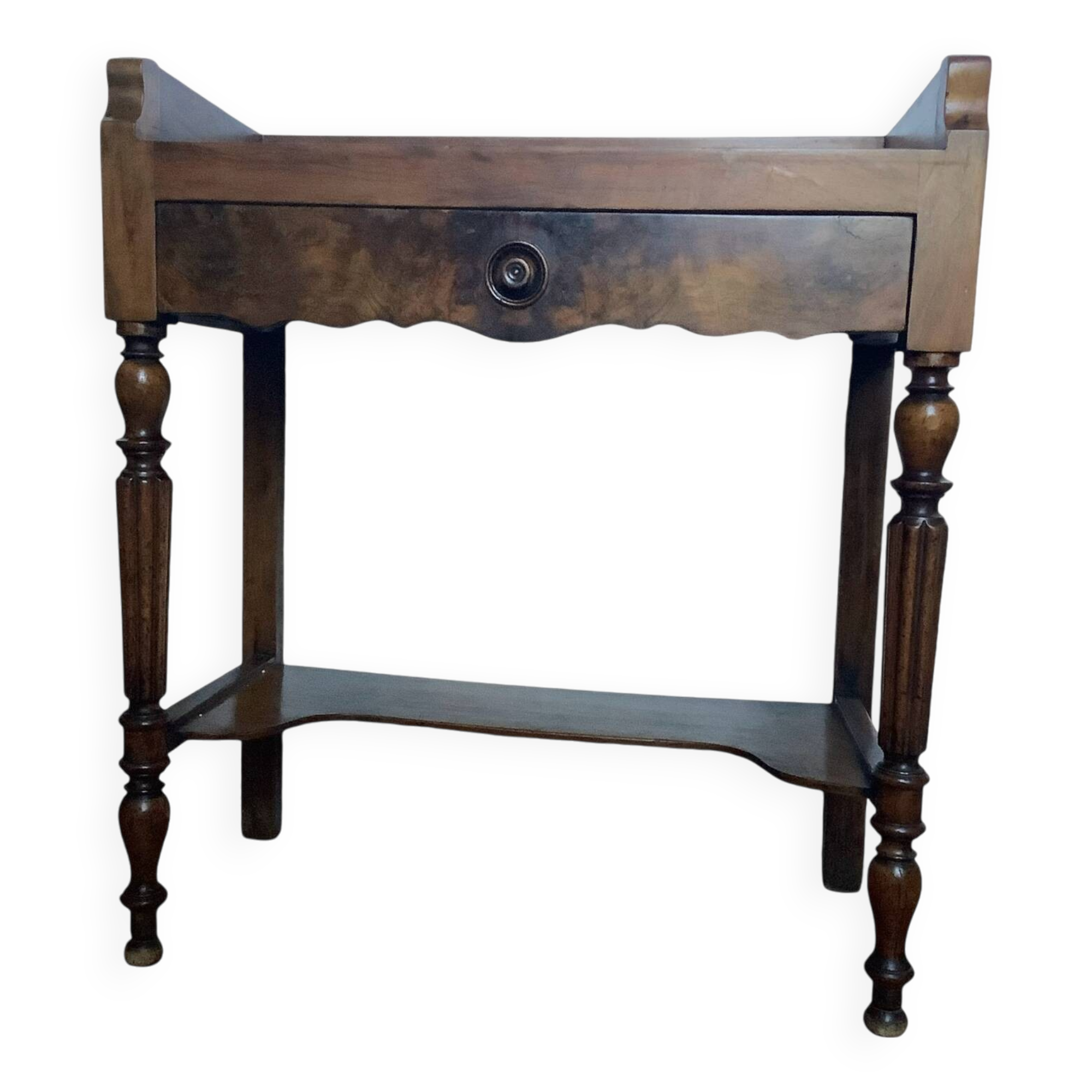 Small vintage dressing table with drawer