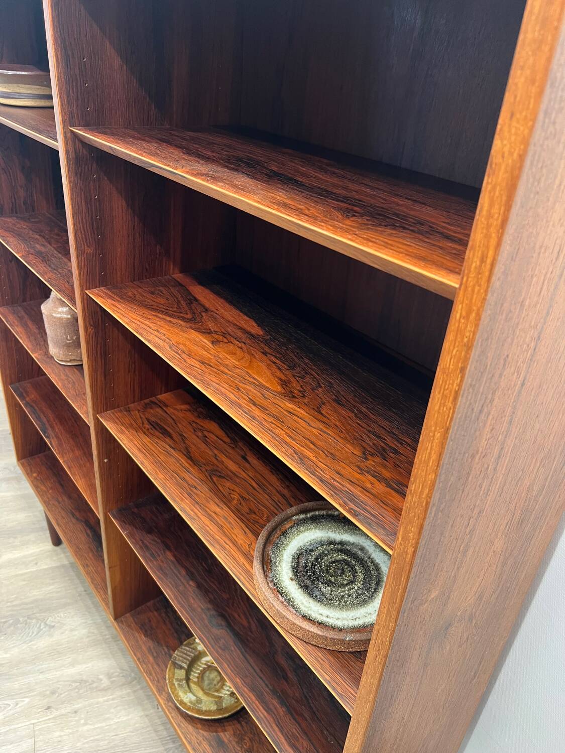 Scandinavian rosewood bookcase