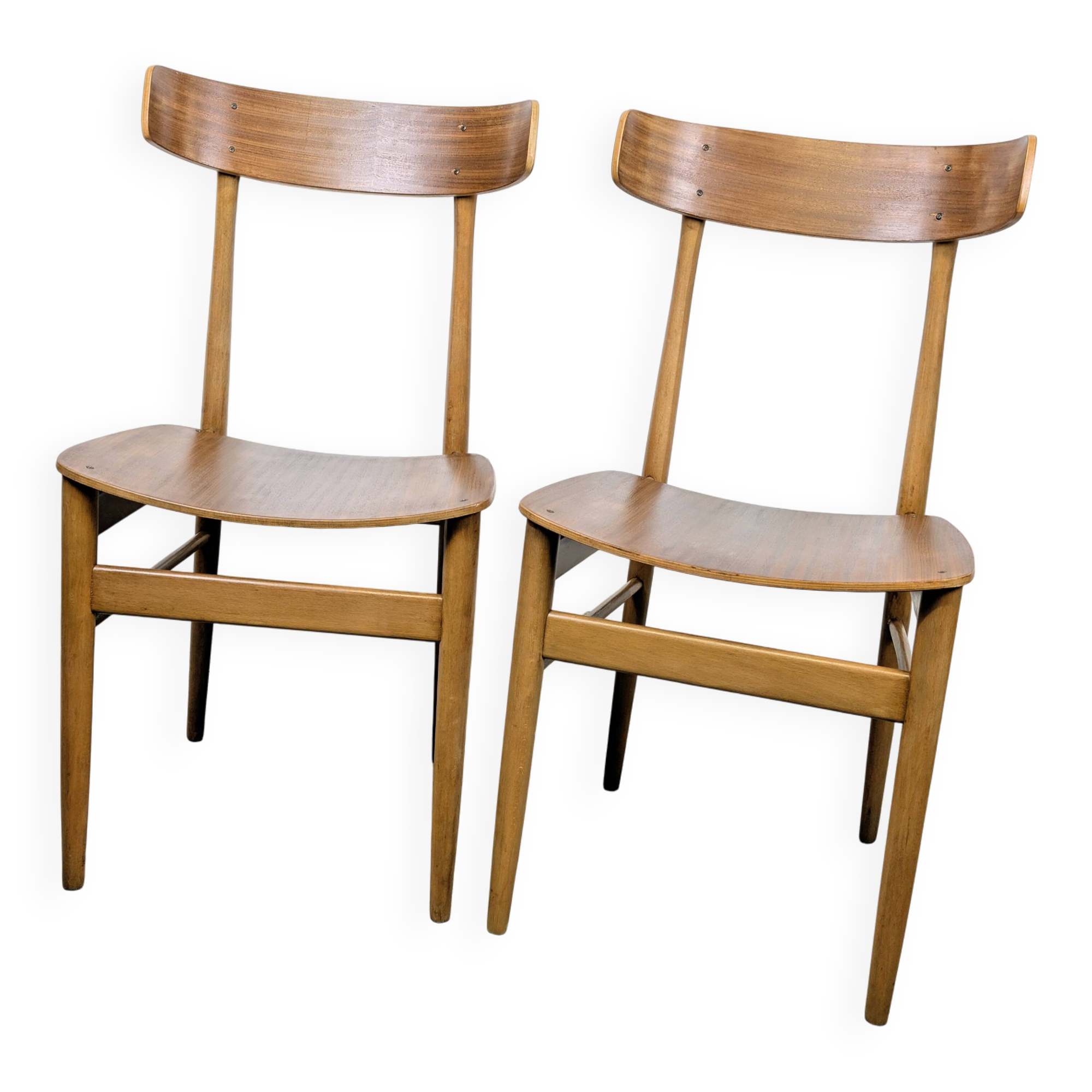 Paire de chaises vintage des années 60