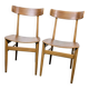 Paire de chaises vintage des années 60