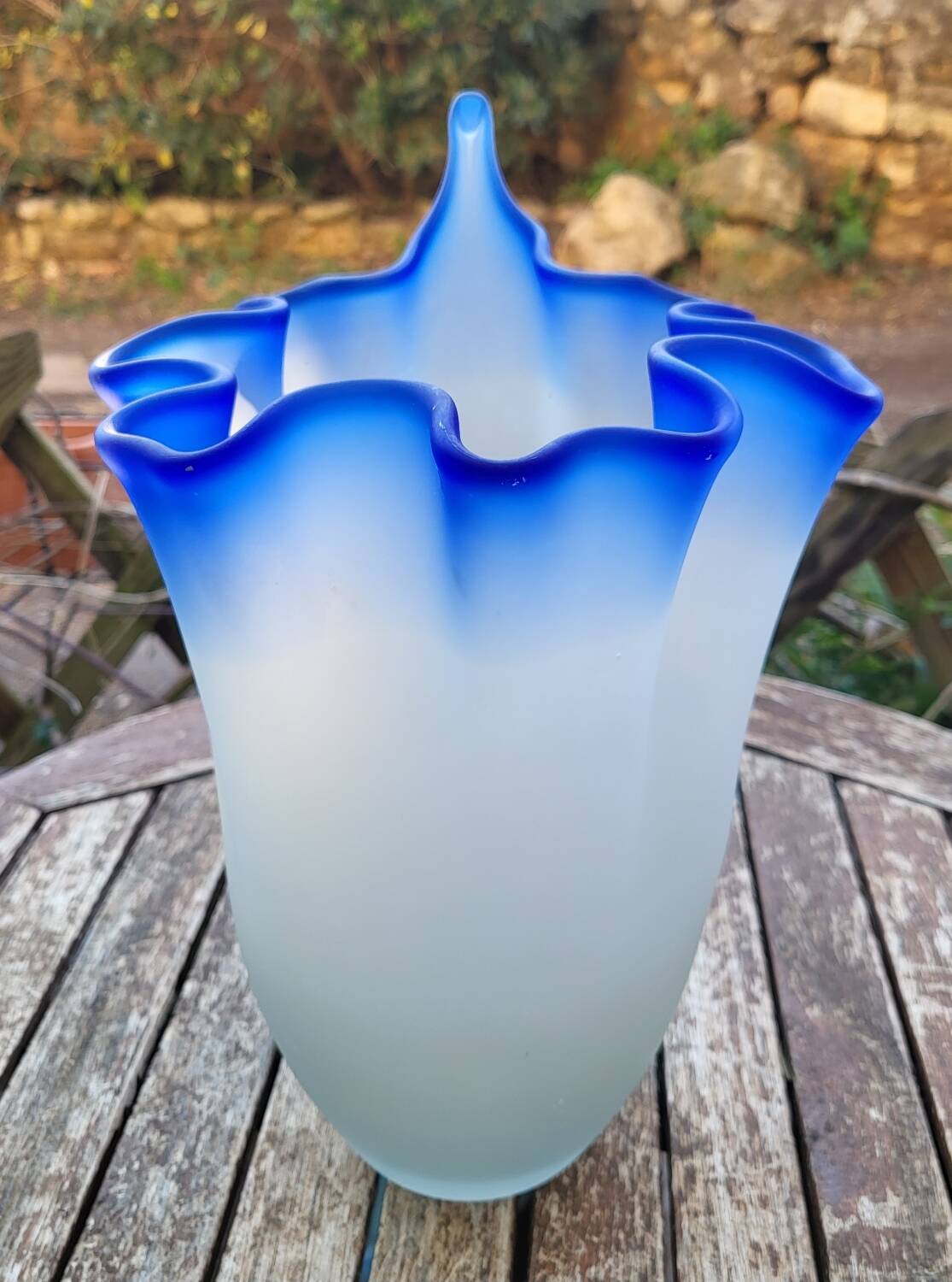 Murano handkerchief vase