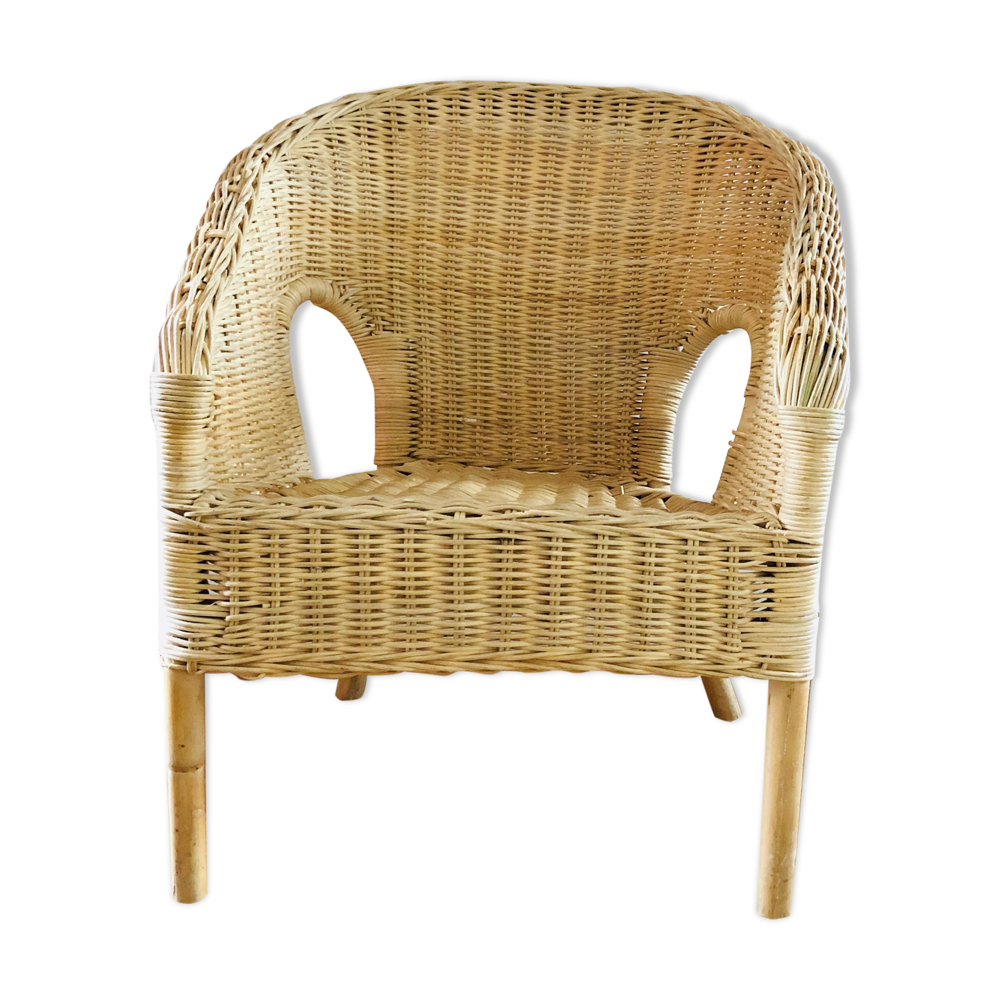 Wicker child chair