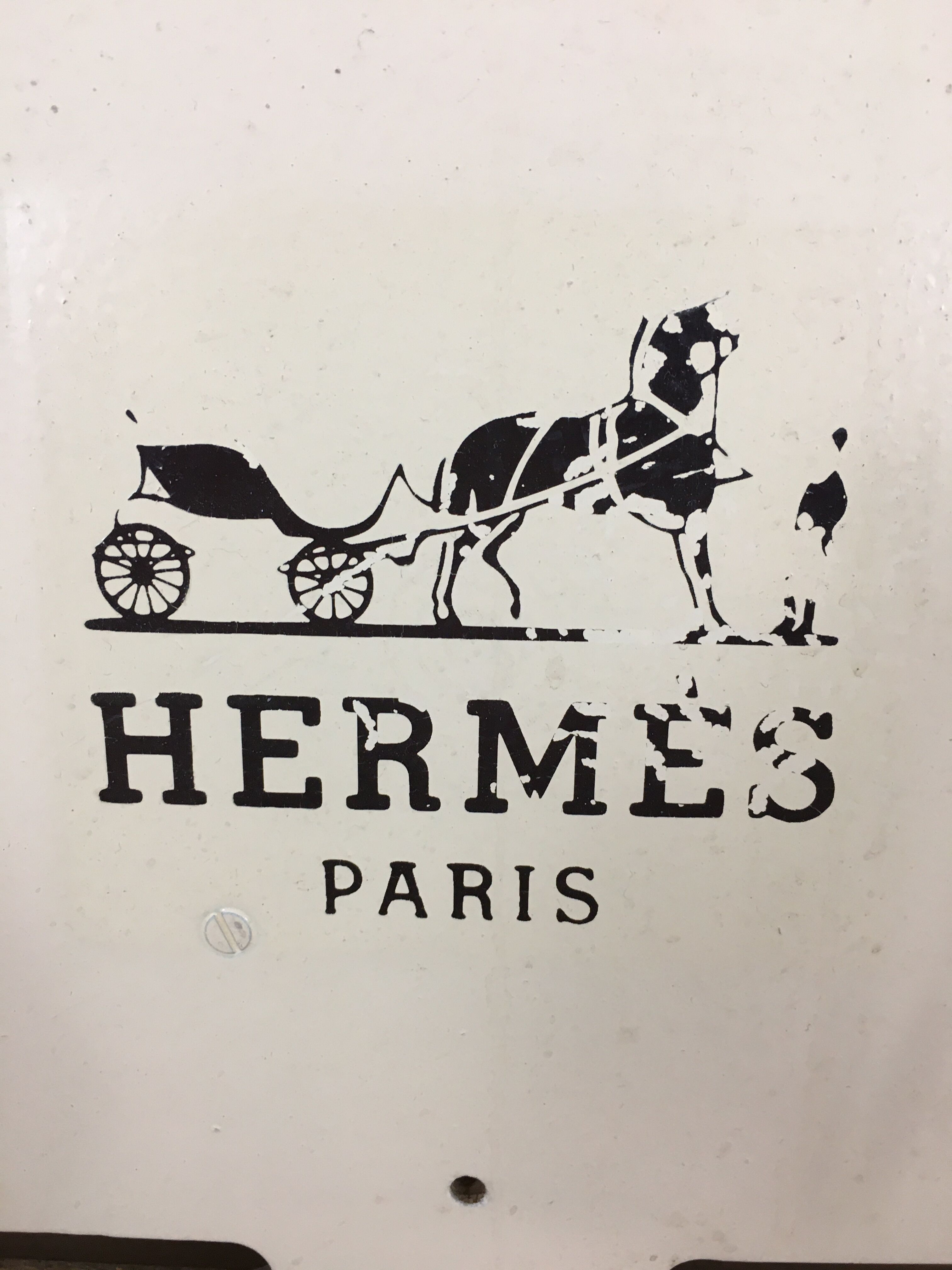Hermes light panel, for advertising perfume Calèche