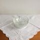 Set of 2 thick glass cups vintage