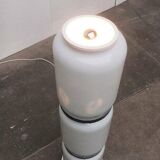 Mid-century Italian space age glass floor lamp from the 1960s.