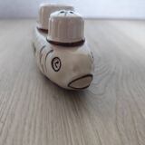 Vintage French Faience Condiment Set