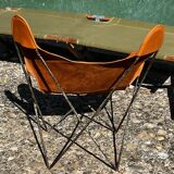 AA Butterfly chair for Airborne 1950 in leather