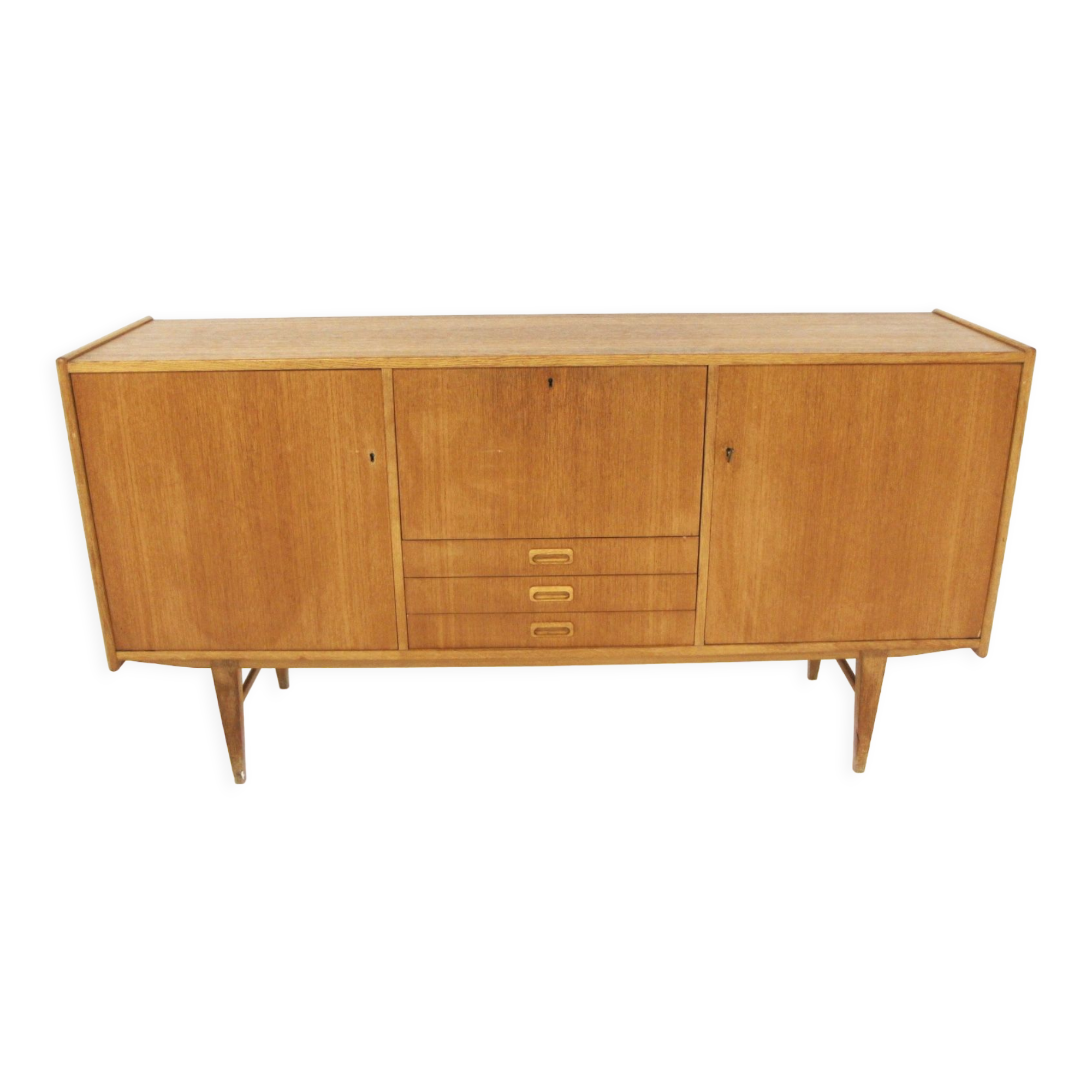 Scandinavian teak and oak enfilade, Sweden, 1960