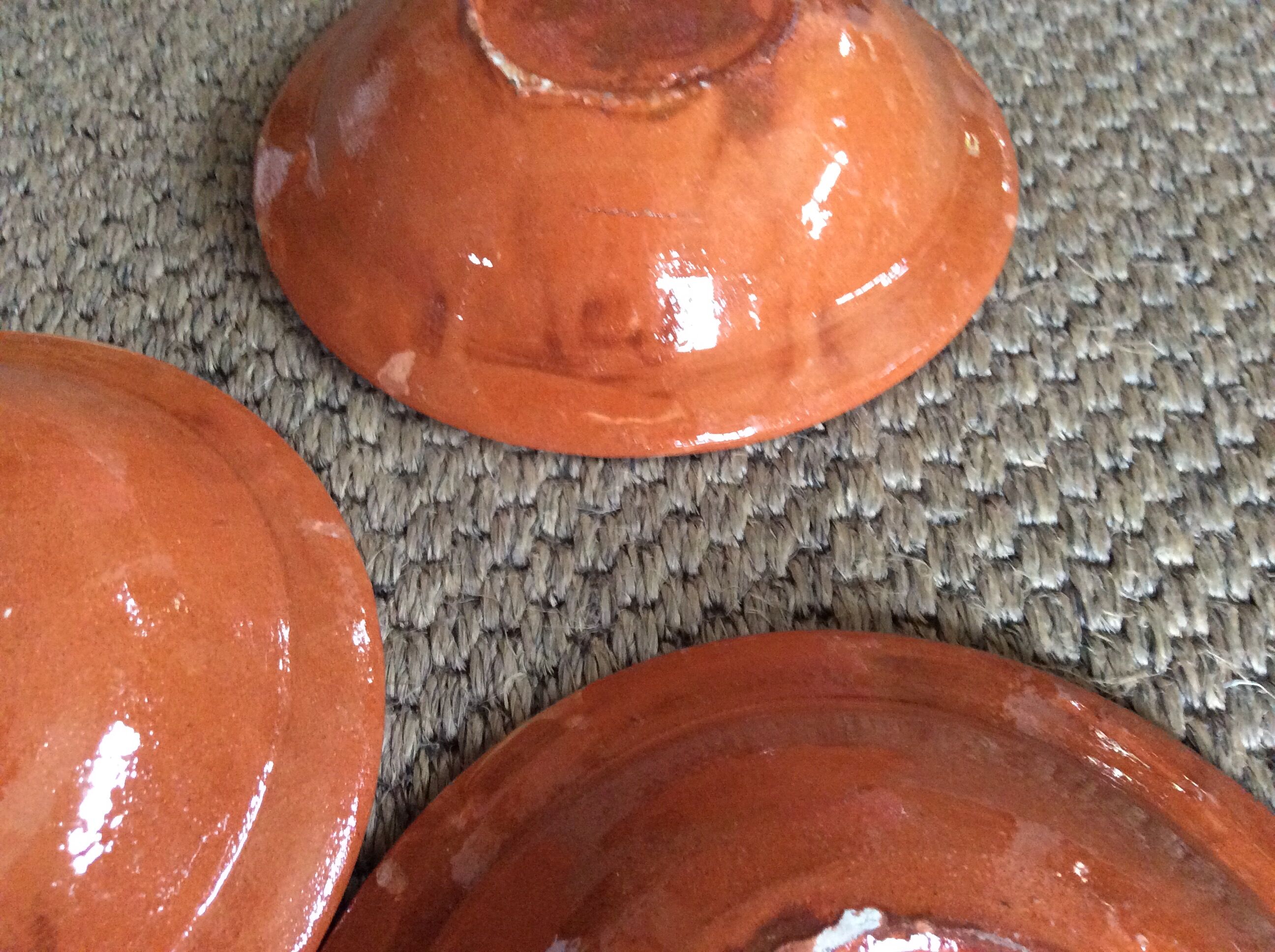 Series of 5 hollow plates