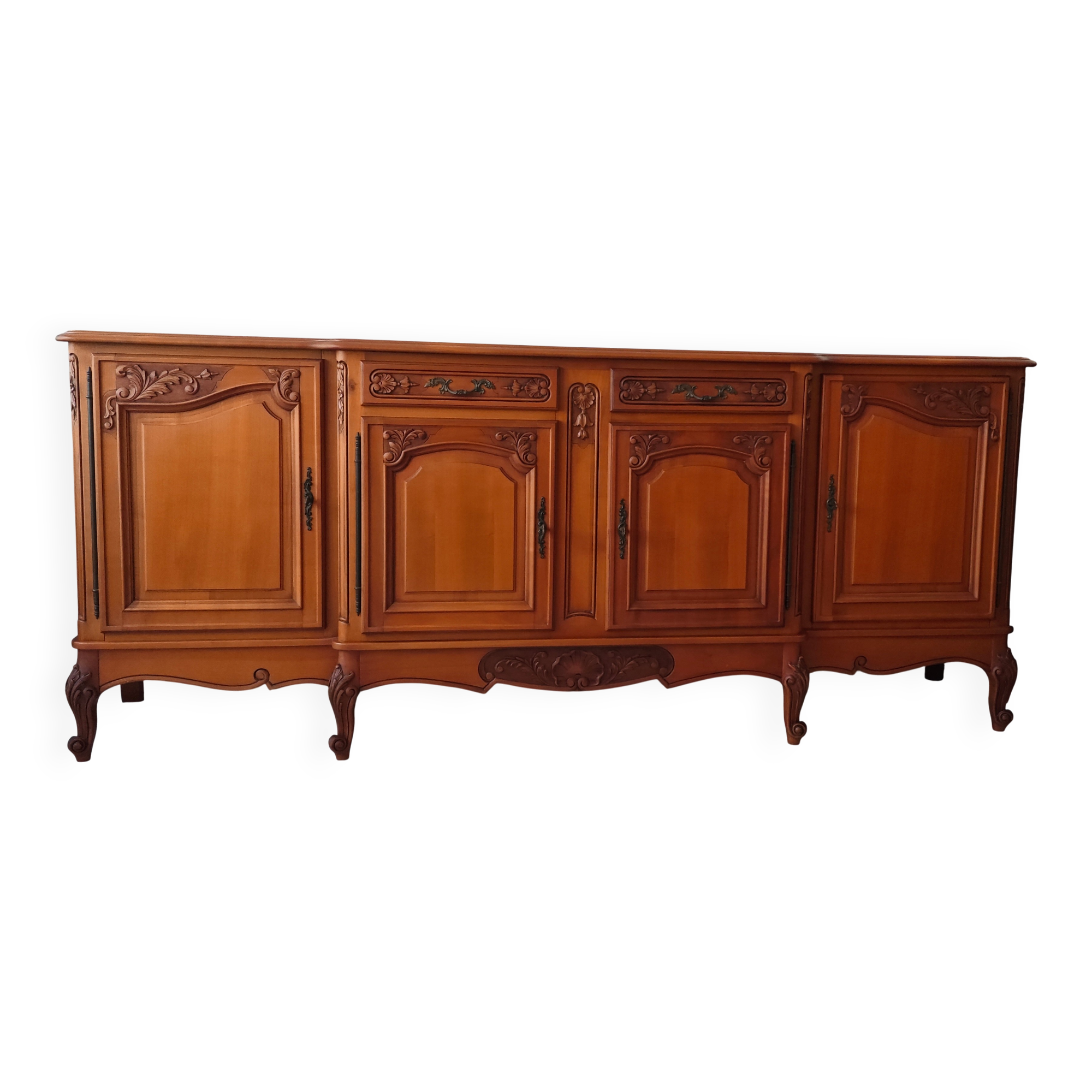 Louis XV Régence cherry wood sideboard