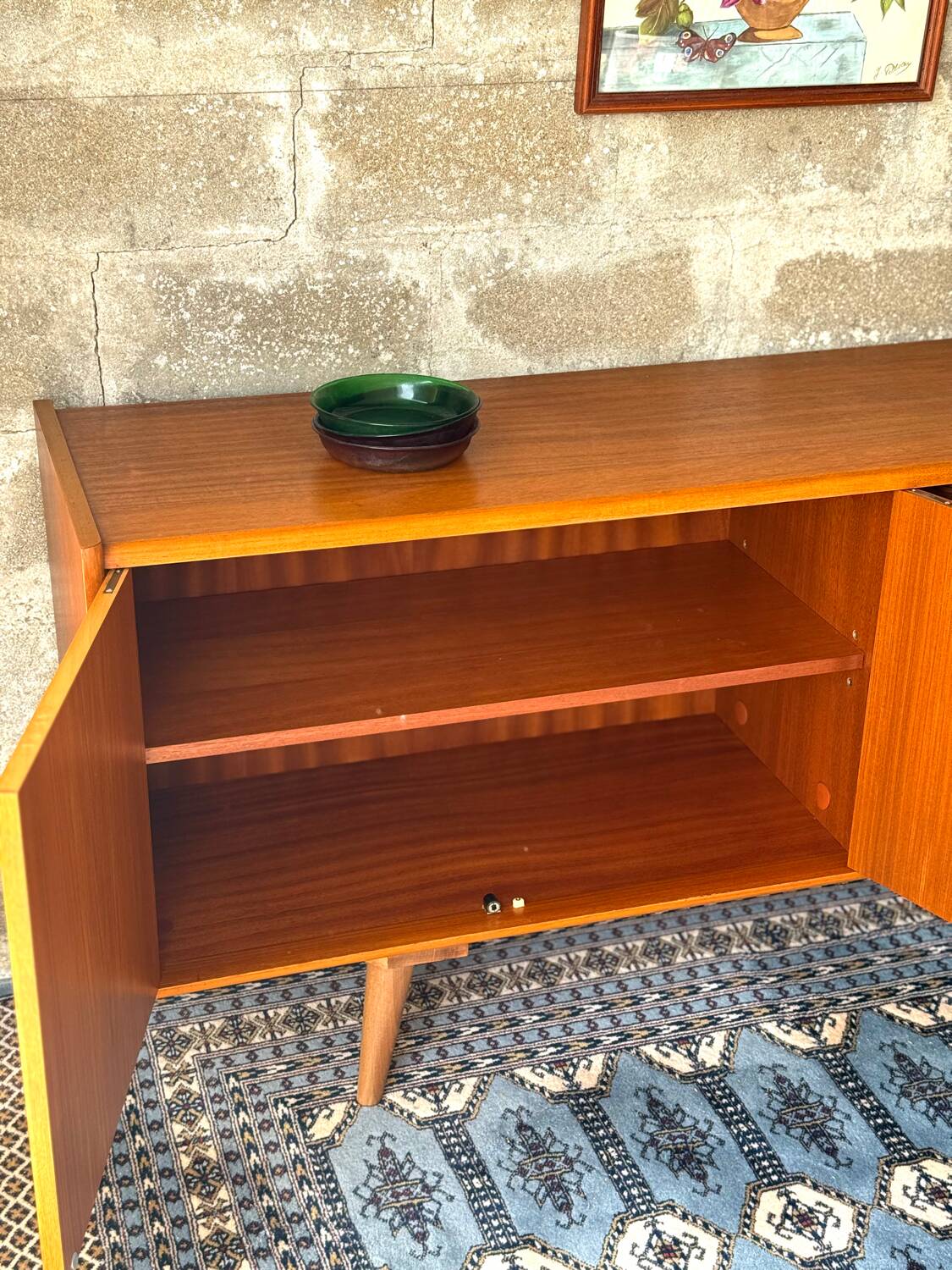 Vintage Scandinavian teak sideboard, 1970s