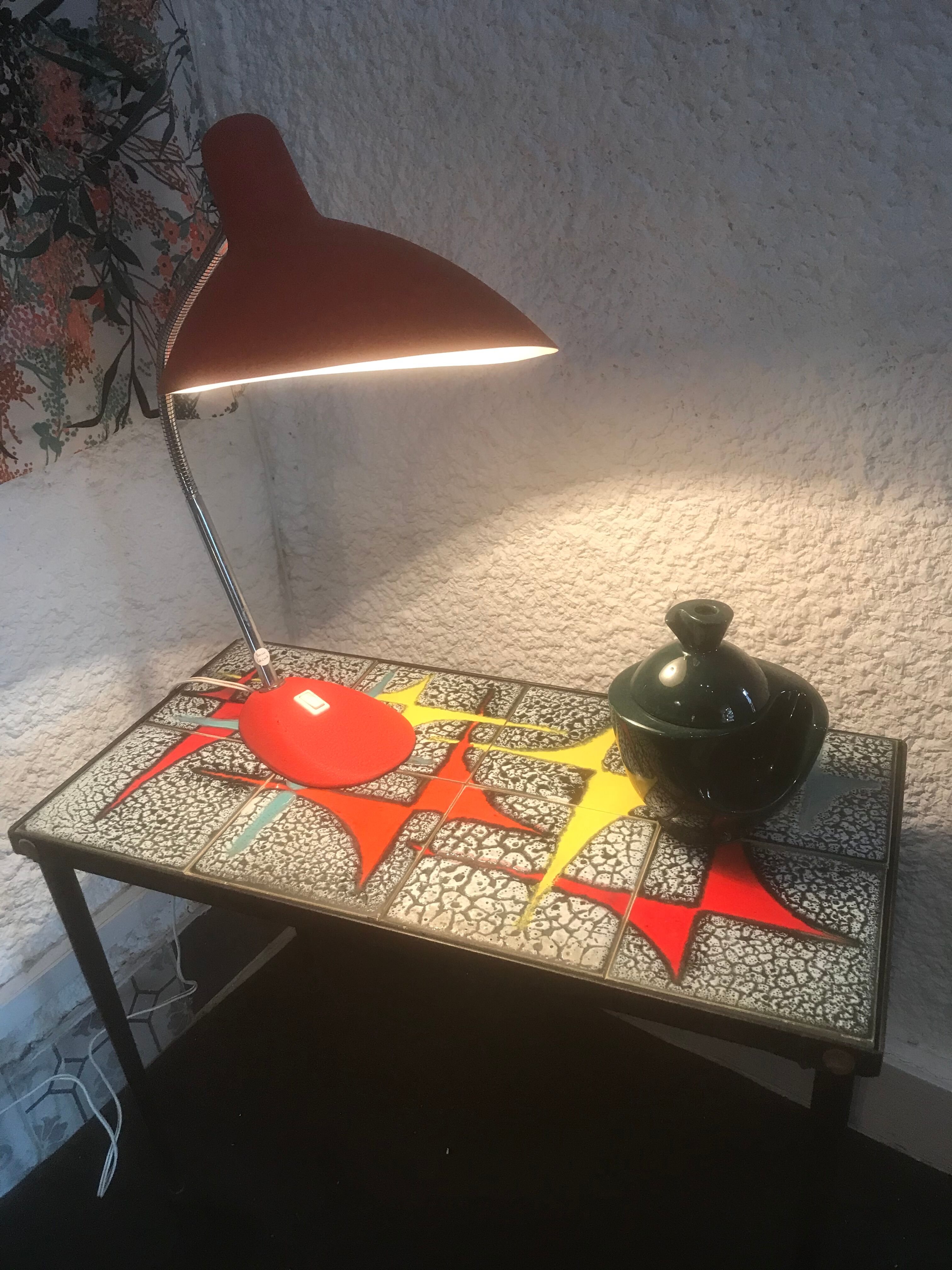 Desk lamp jean Boris Lacroix 1950