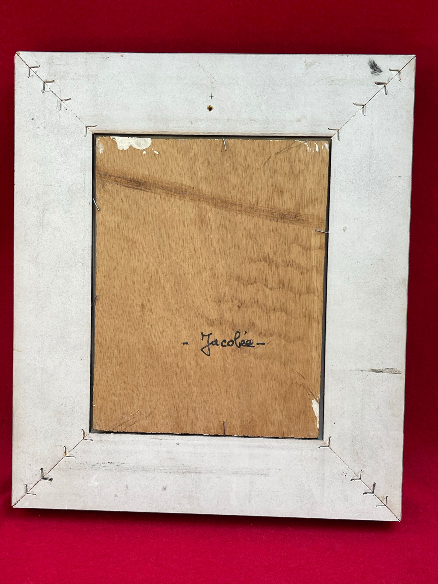 Pierre Chevillard 1973 Huile sur Panneau Jacobée Tableau Signé Daté En
