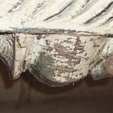 Old wooden furniture with niches