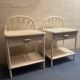 Duo de tables de chevet vintage