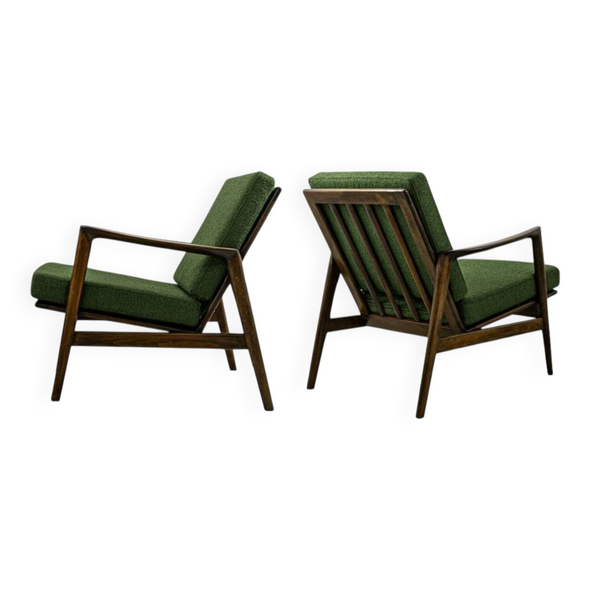 Mid Century Modern Armchairs By Sfm, Poland, 1960s, set of 2