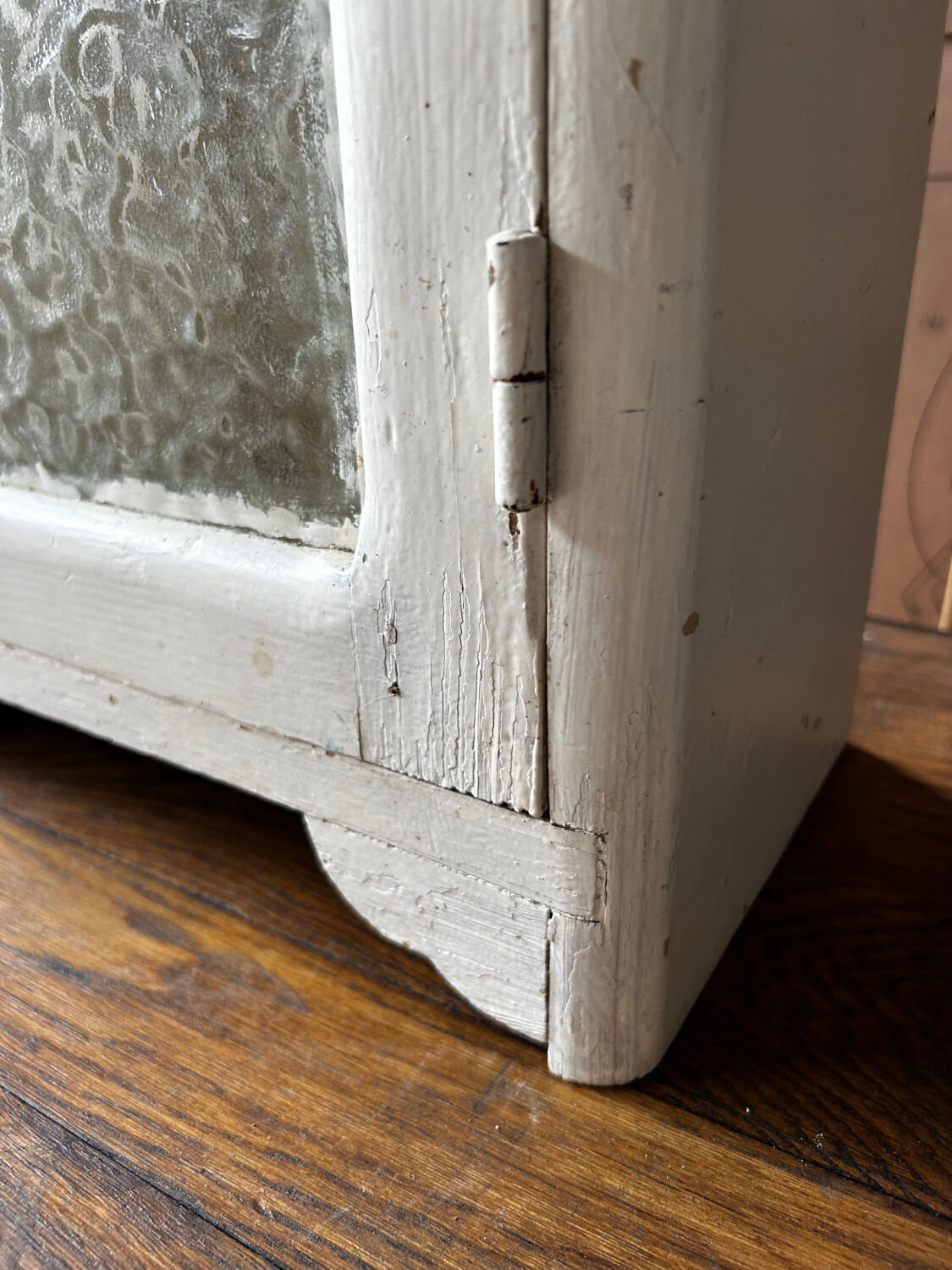 Small wooden display cabinet