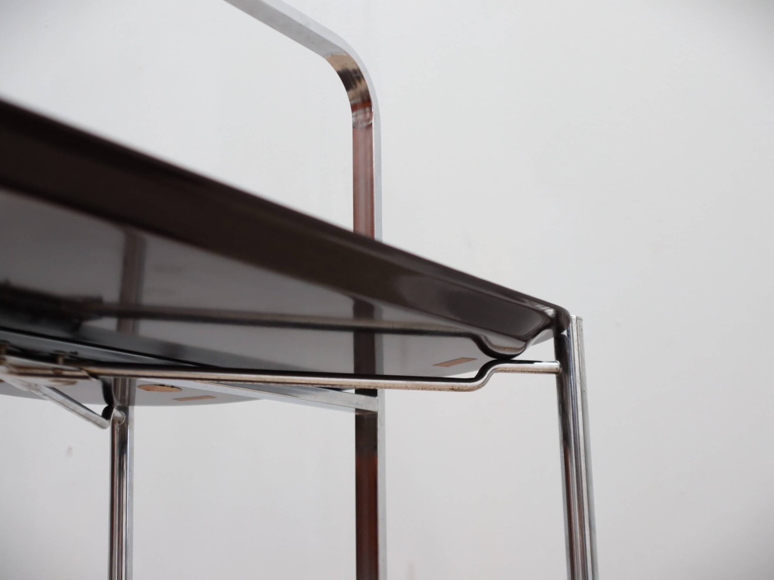 Vintage foldable serving trolley / bar cart design 1960s