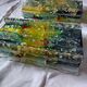 Pair of raak glass appliques, Willem Van Oyen, Chartres model