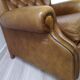 Leather reclining chair