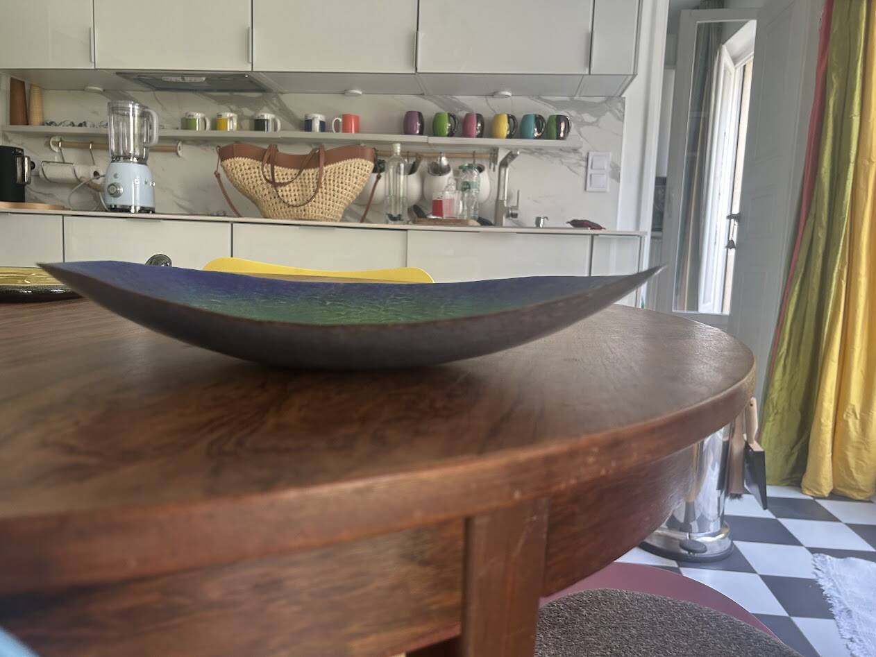1950s/60s enamelled metal cup