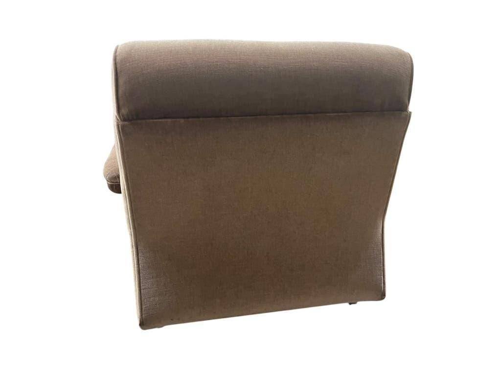 Beige vintage style lounge chair/armchair
