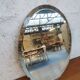 Miroir biseauté oval