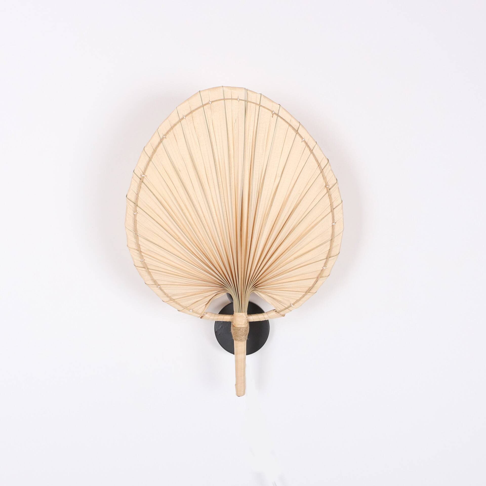 Applique murale en palmier naturel 44 x 33 cm