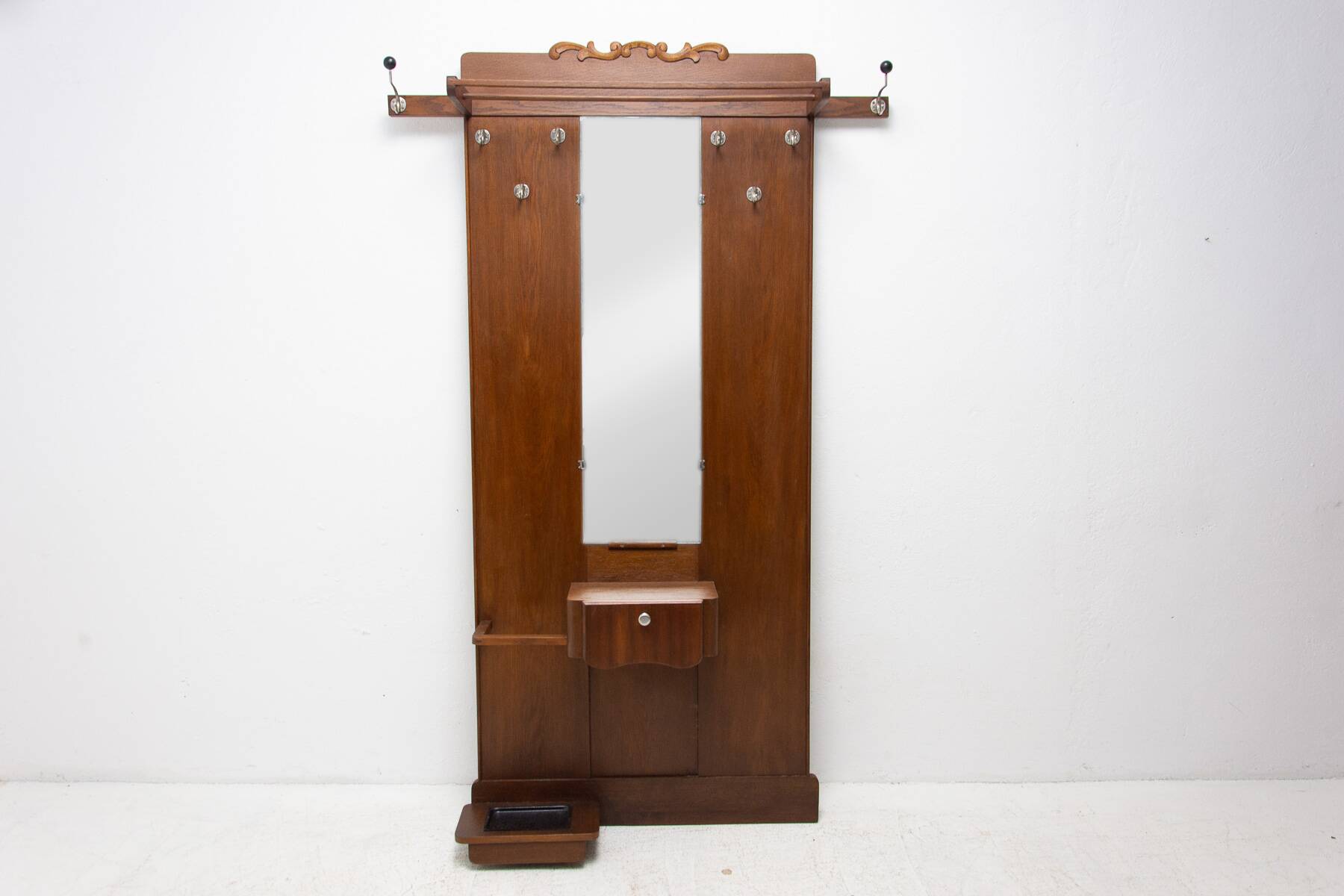 Porte-manteau et porte-chapeau Art Nouveau, vers 1910, Autriche-Hongrie