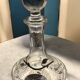 Decanter with pewter patterns