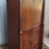 Empire walnut burl secretary