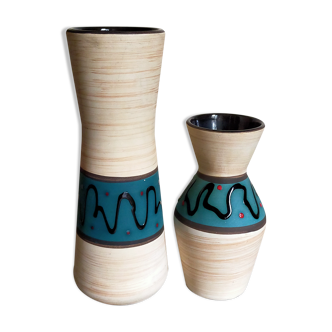 Duo de vases W.  Germay années 50