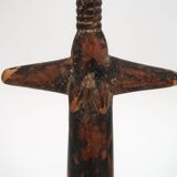 Ashanti Akuaba African Art Statue from Ghana, wooden, 1980s.