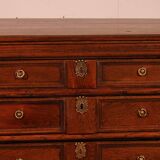 English oak chest of drawers, early 18th century