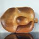Vintage carved wooden aperitif platter – 4 compartments