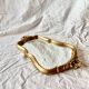 Vintage Gold Leaf Resin Wall Mirror