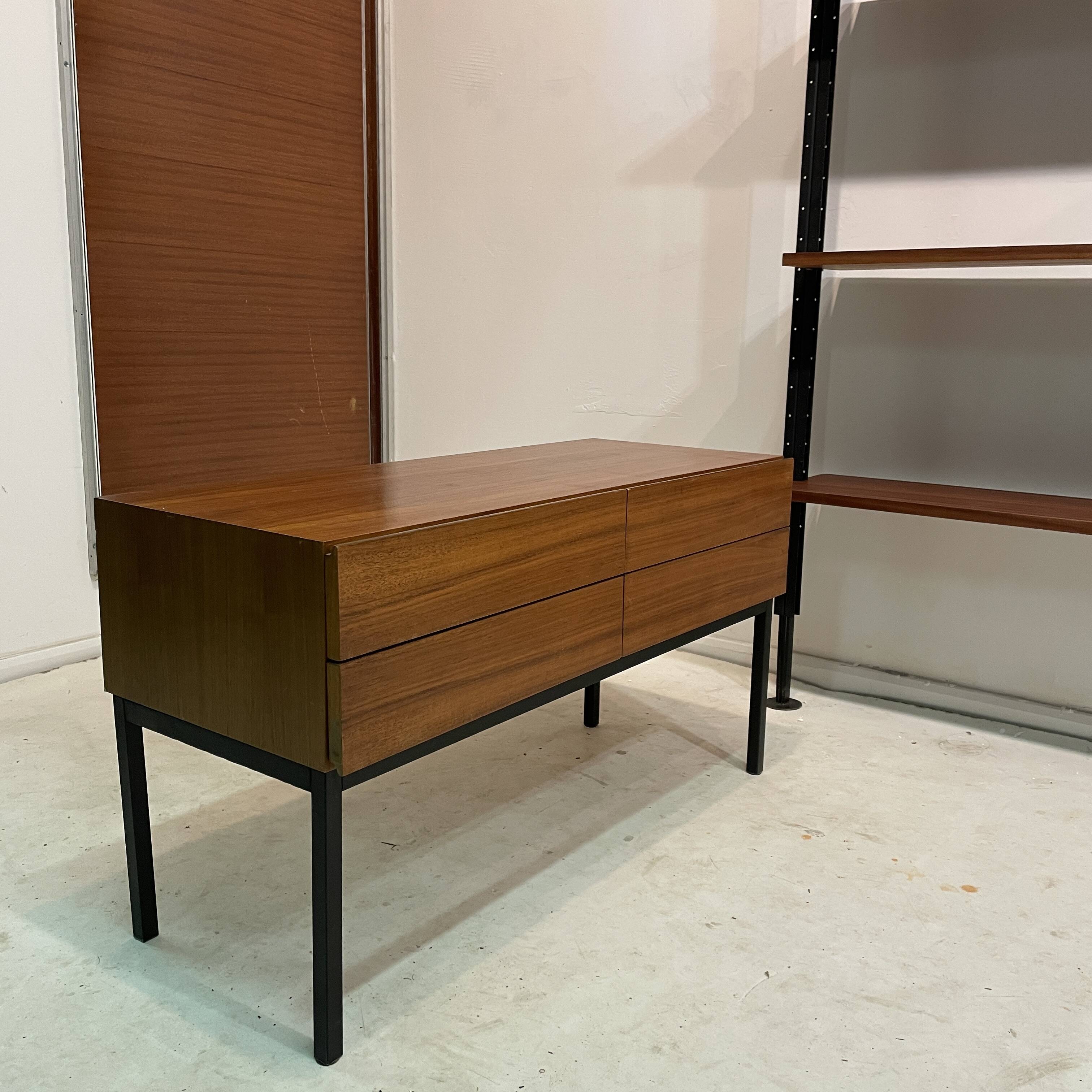 Vintage Floor/Ceiling Library 1964 Switzerland