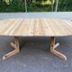 Table à manger ronde décapée extensible Rainer Daumiller Hirtshals Sawaerk