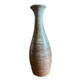 Speckled stoneware vase
