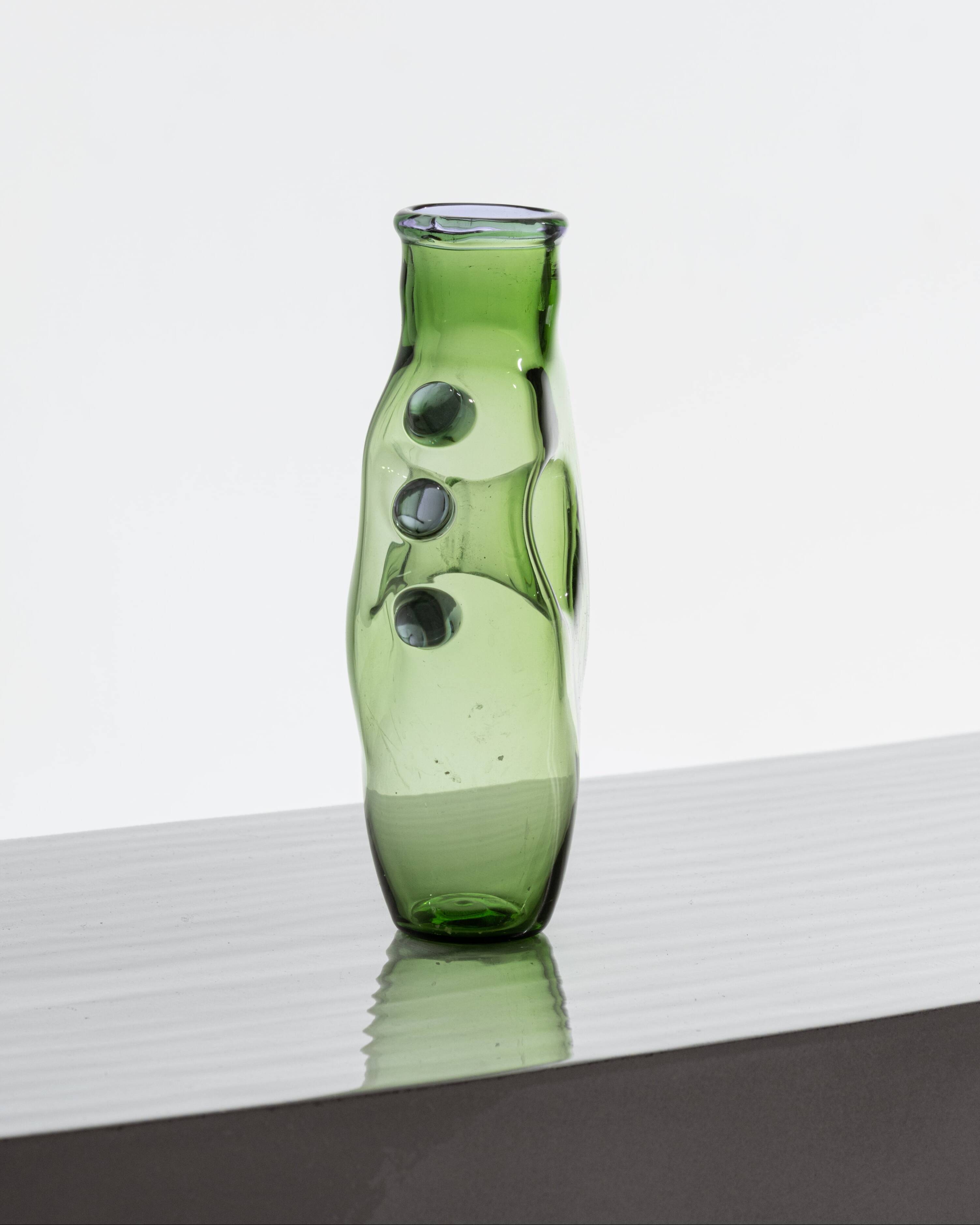 Vase heart en verre soufflé
