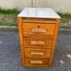 Solid oak notary cabinet American office filing cabinet