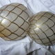 Set of 2 mother-of-pearl wall lamps, 1970s