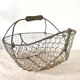 Old wire apple basket